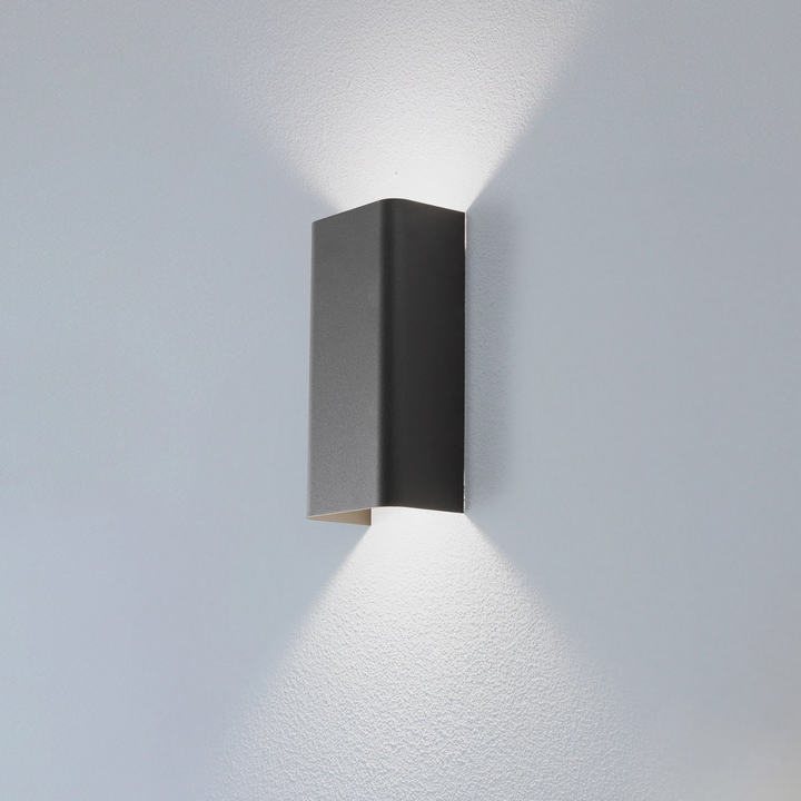 Nowodvorski Lighting Wandleuchte Bergen Wandlampe Hellgrau Metall 23cm Hoch Gu10 B-Ware