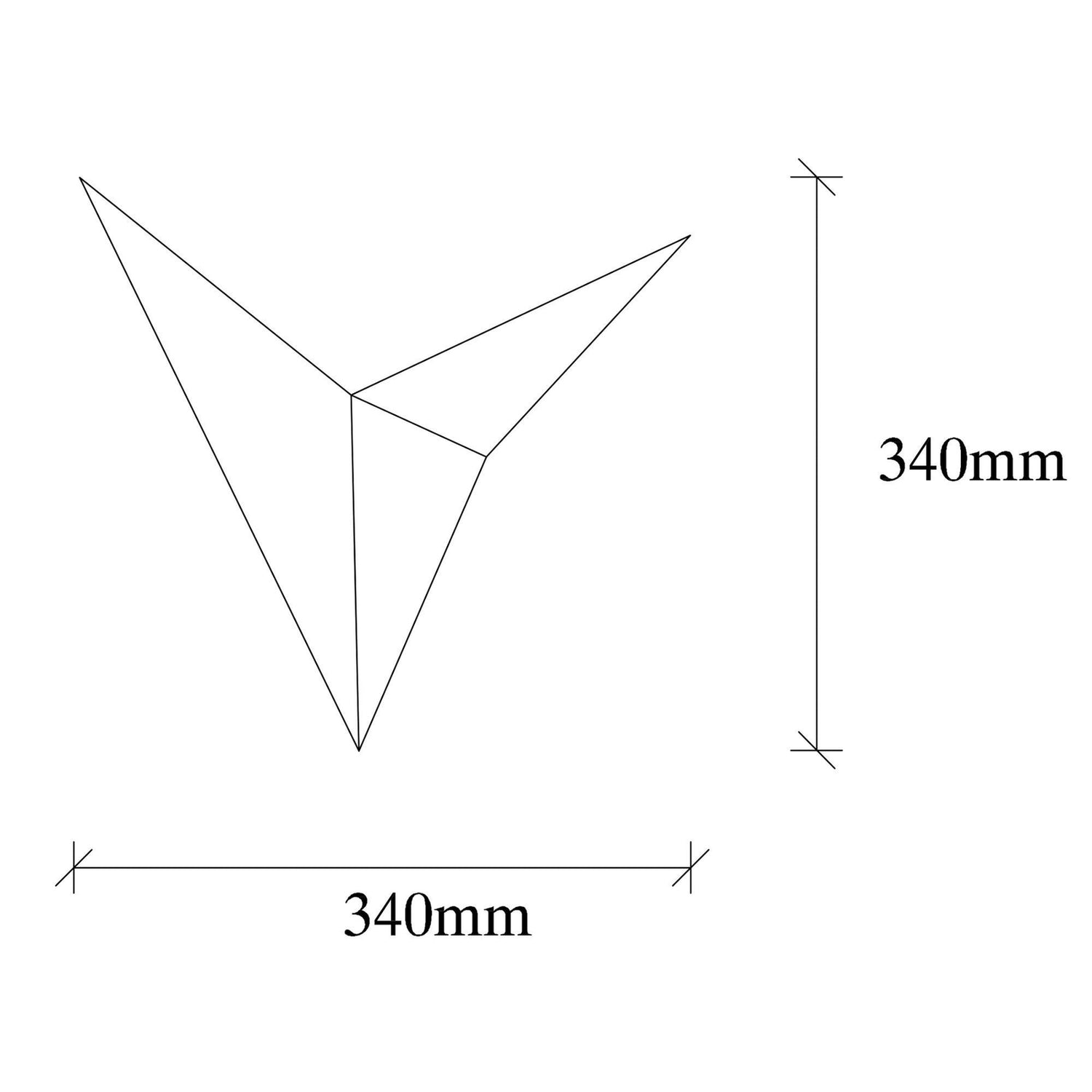 B-Ware Wandleuchte Wandlampe Bird 3203 Metall Gold Antik Dreieckig Leuchte G9 Led Lampe - 8681875944402