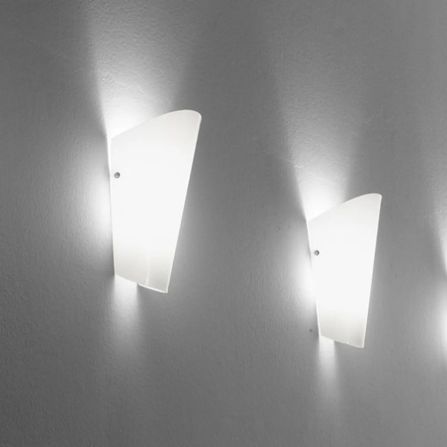 B-Ware Selène Bloom Wandleuchte Lampe Glas Leuchte Glaslampe Silber Glaswandleuchte - 8023761061952