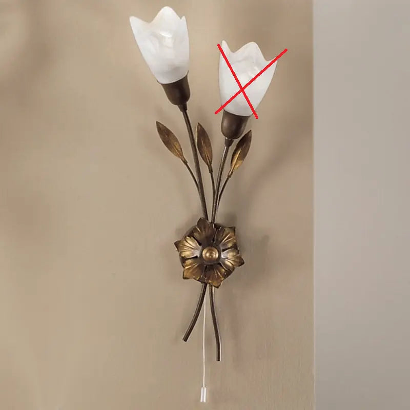 B-Ware Campana Wandleuchte Lampe Blüte Beleuchtung Wandlampe Leuchte Siehe Text/Foto - 4040766154247