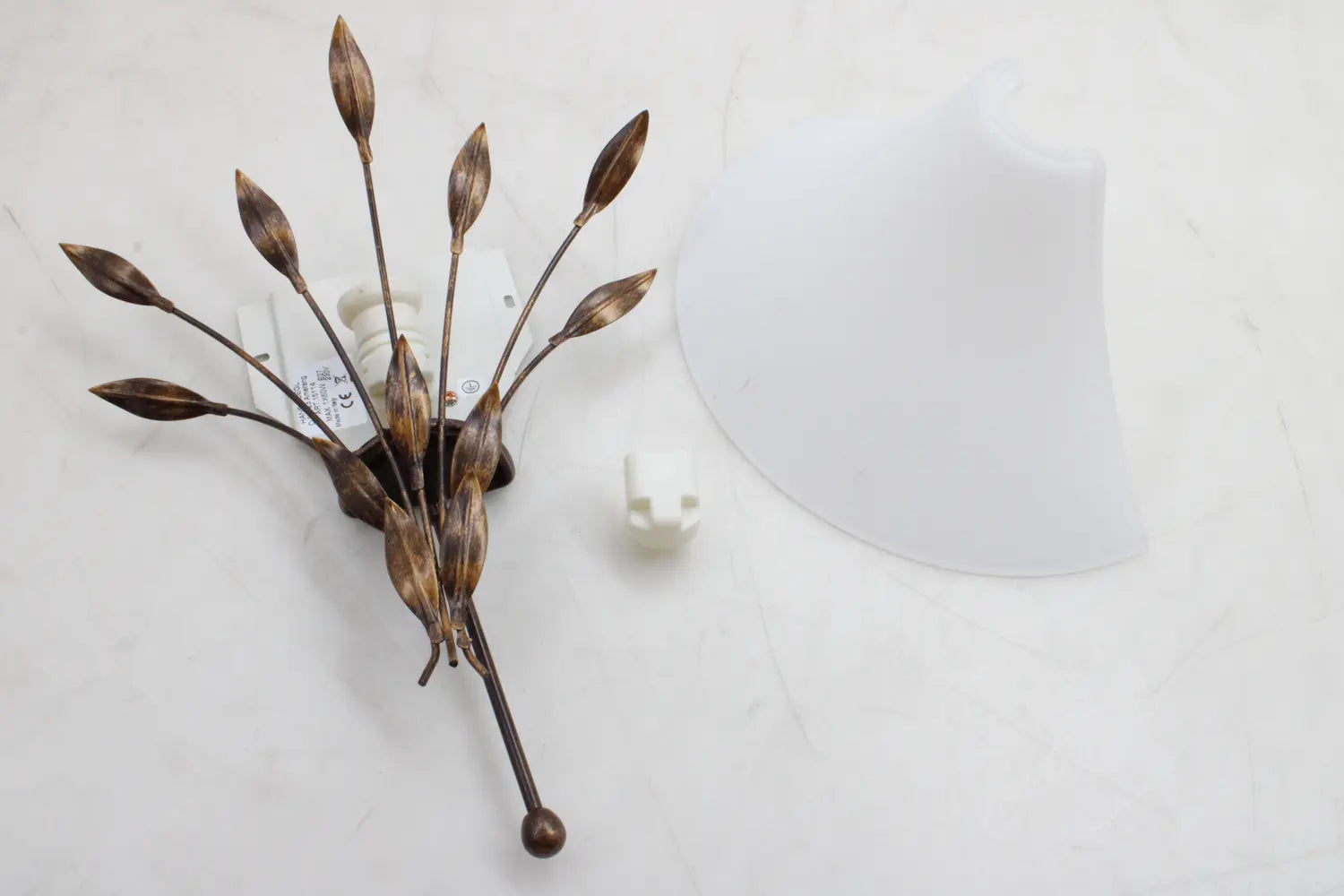 B-Ware Kögl Wandleuchte Campana Wandleuchte Lampe Leuchte Blattdekor Siehe Text/Foto - 4040766151147