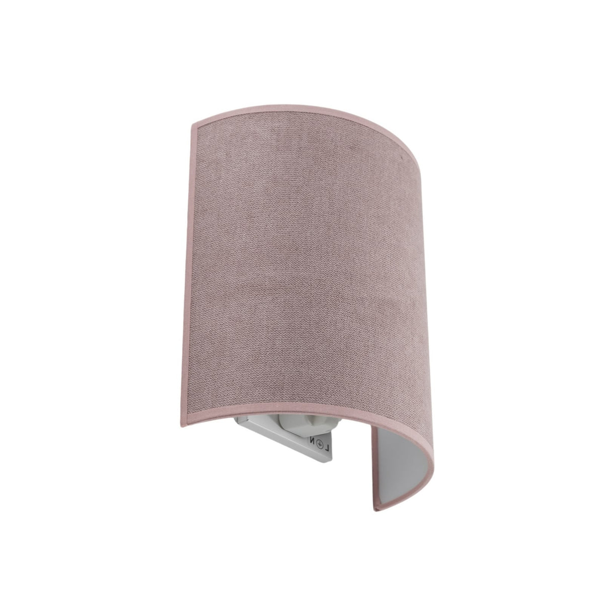 Celine Wandleuchte Wandlampe Soro Rosa Stoff E27 Lampenfassung - 5905317606851