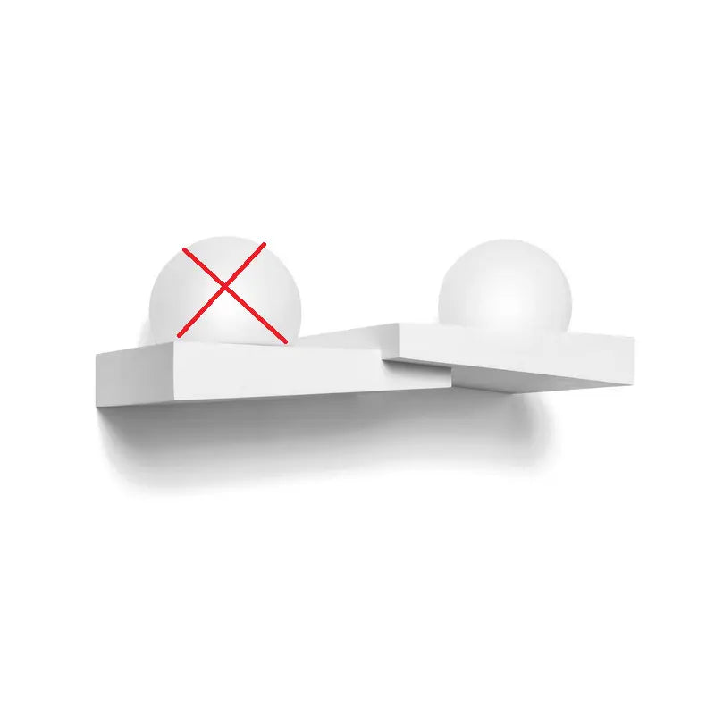 B-Ware Wandleuchte Cicladi Leuchte Lampe Gx53 2 Flammig 43 Cm Weiß Gips Siehe Text/Foto - 8050612949312