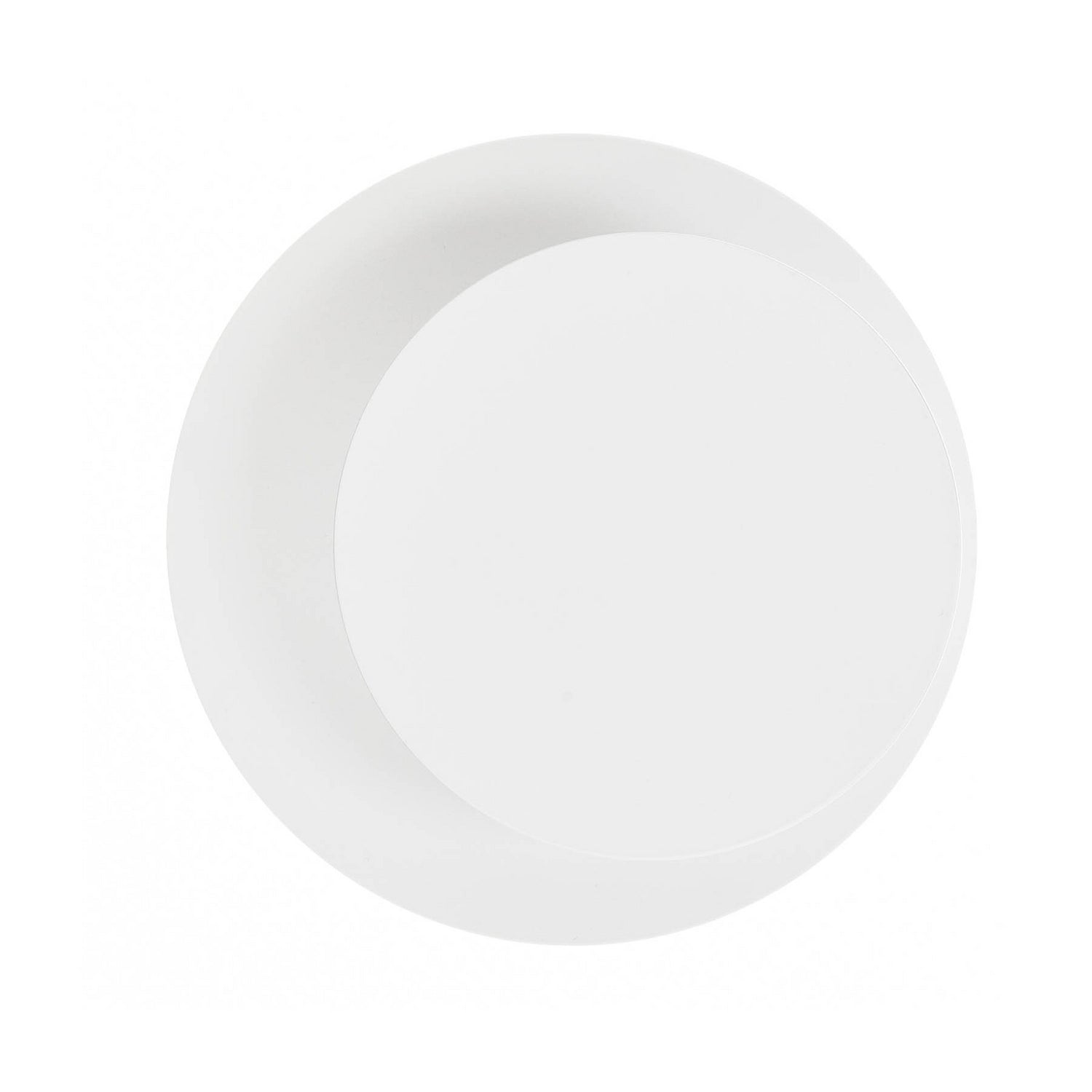B-Ware Wandleuchte Wandlampe Circle Leuchte Lampe Rund Form Weiß Stahl Innenbeleuchtung - 5901738918443