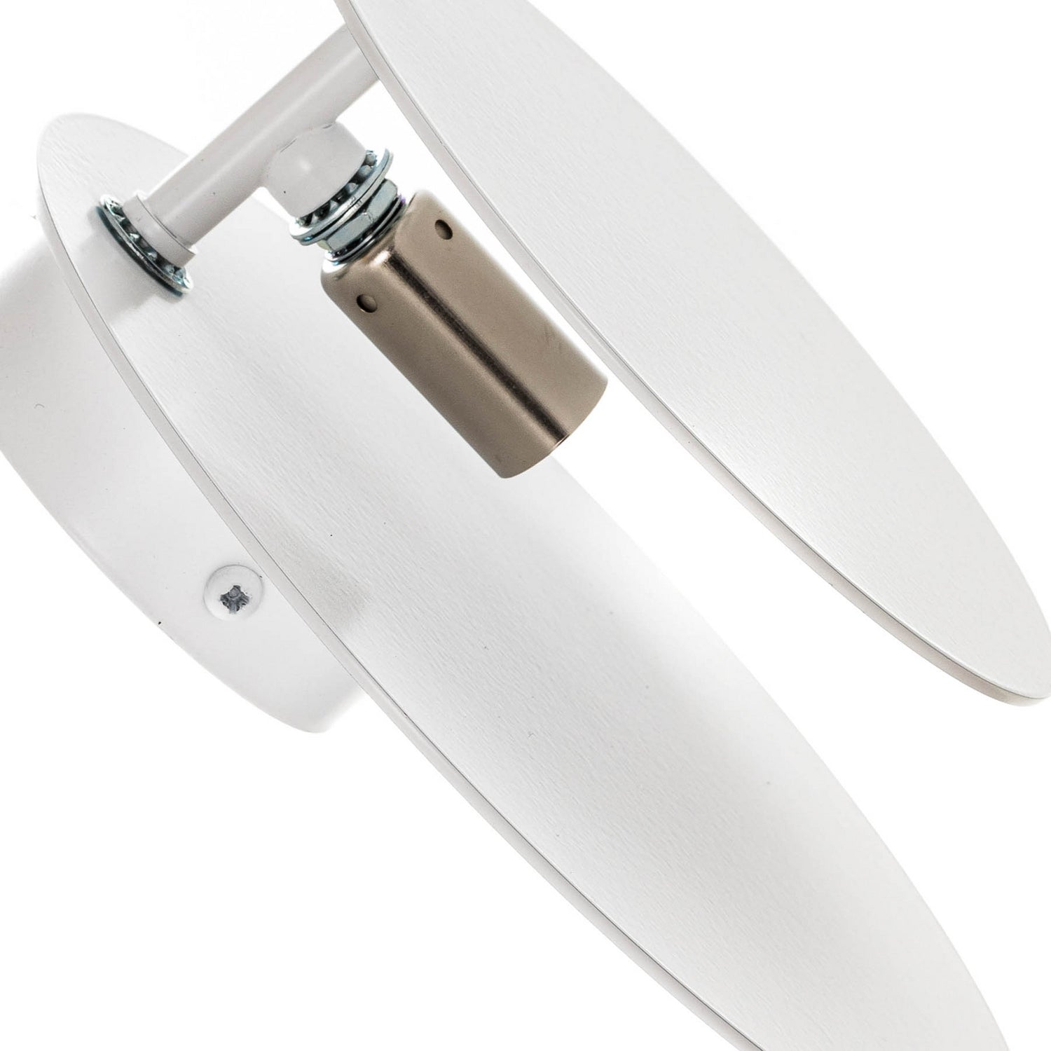 B-Ware Wandleuchte Wandlampe Circle Leuchte Lampe Rund Form Weiß Stahl Innenbeleuchtung - 5901738918443