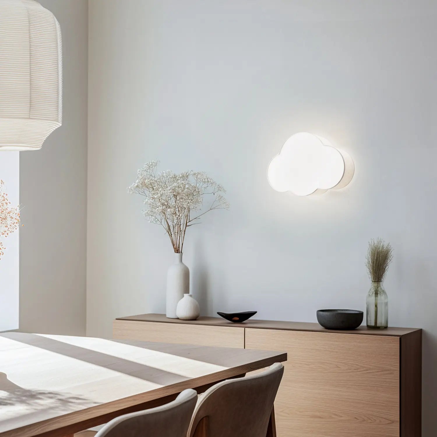 B-Ware Cloud Wandleuchte Wandlampe Wolke Textil Kinderzimmer Beleuchtung E27 43 Cm462 - 5906135150014