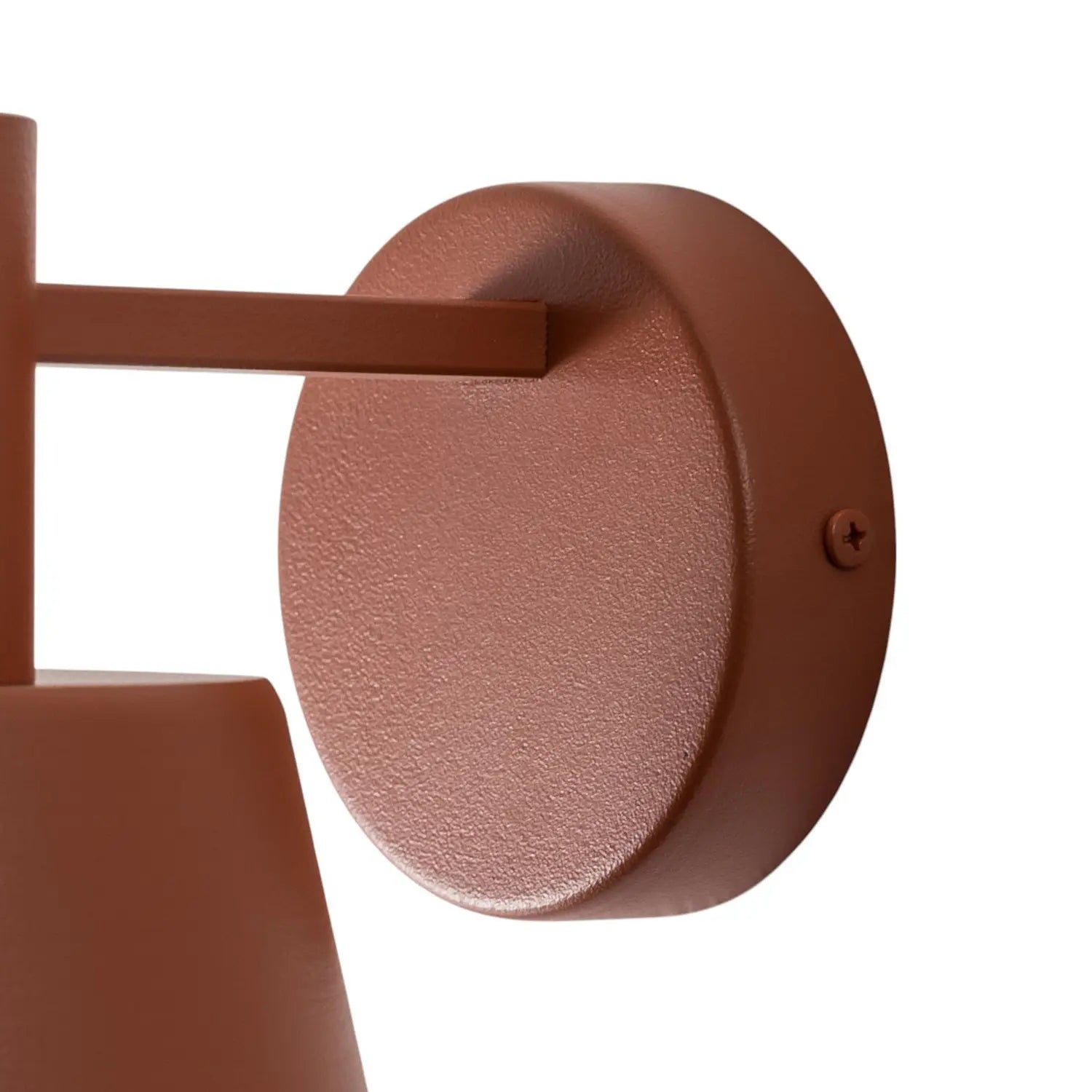 B-Ware Dunka Wandleuchte Lampe Wandlampe Ziegelrot 1 Flammig Stahl Höhe 17 Cm - 5902846810469