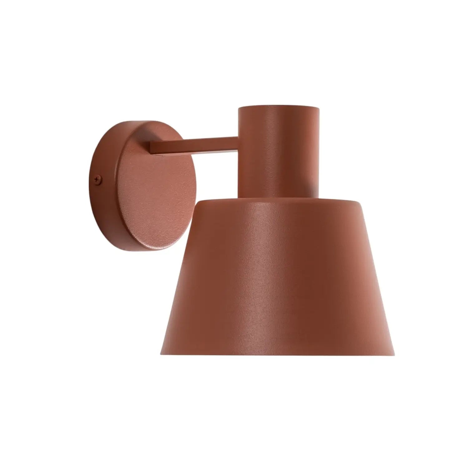 B-Ware Dunka Wandleuchte Lampe Wandlampe Ziegelrot 1 Flammig Stahl Höhe 17 Cm - 5902846810469