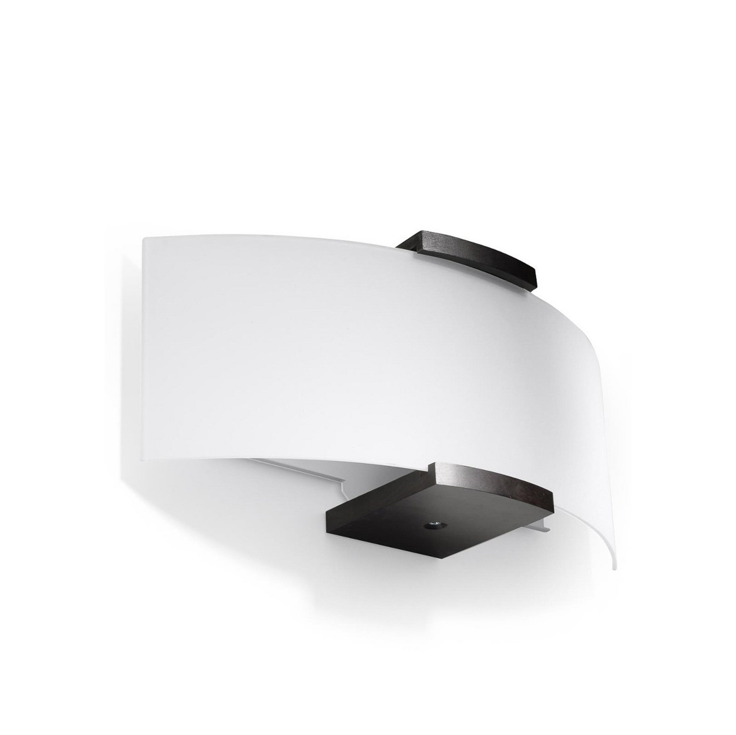 Euluna Wandleuchte Fana Glas Und Wenge Holz Wandlampe Lampe Leuchte Spot Licht B-Ware - 4251911790719