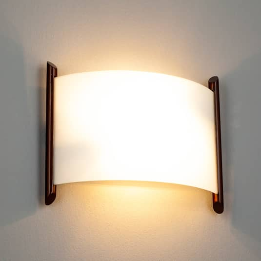 B-Ware Lindby Wandleuchte Filippa Wandleuchte Lampe Leuchte Wohnzimmerlampe 31cm Braun - 6291105706384