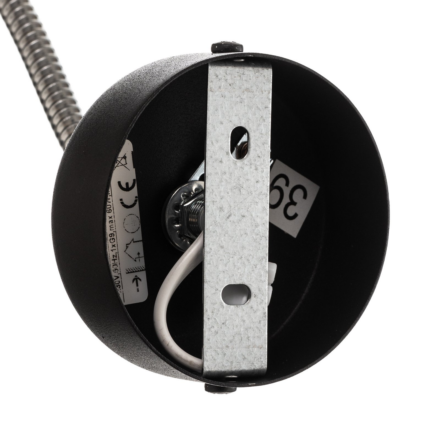 B-Ware Sollux Lighting Wandleuchte Lampe Wandlampe Schwarz Flexarm Lampe Spot Lesela480 - 5903282711457