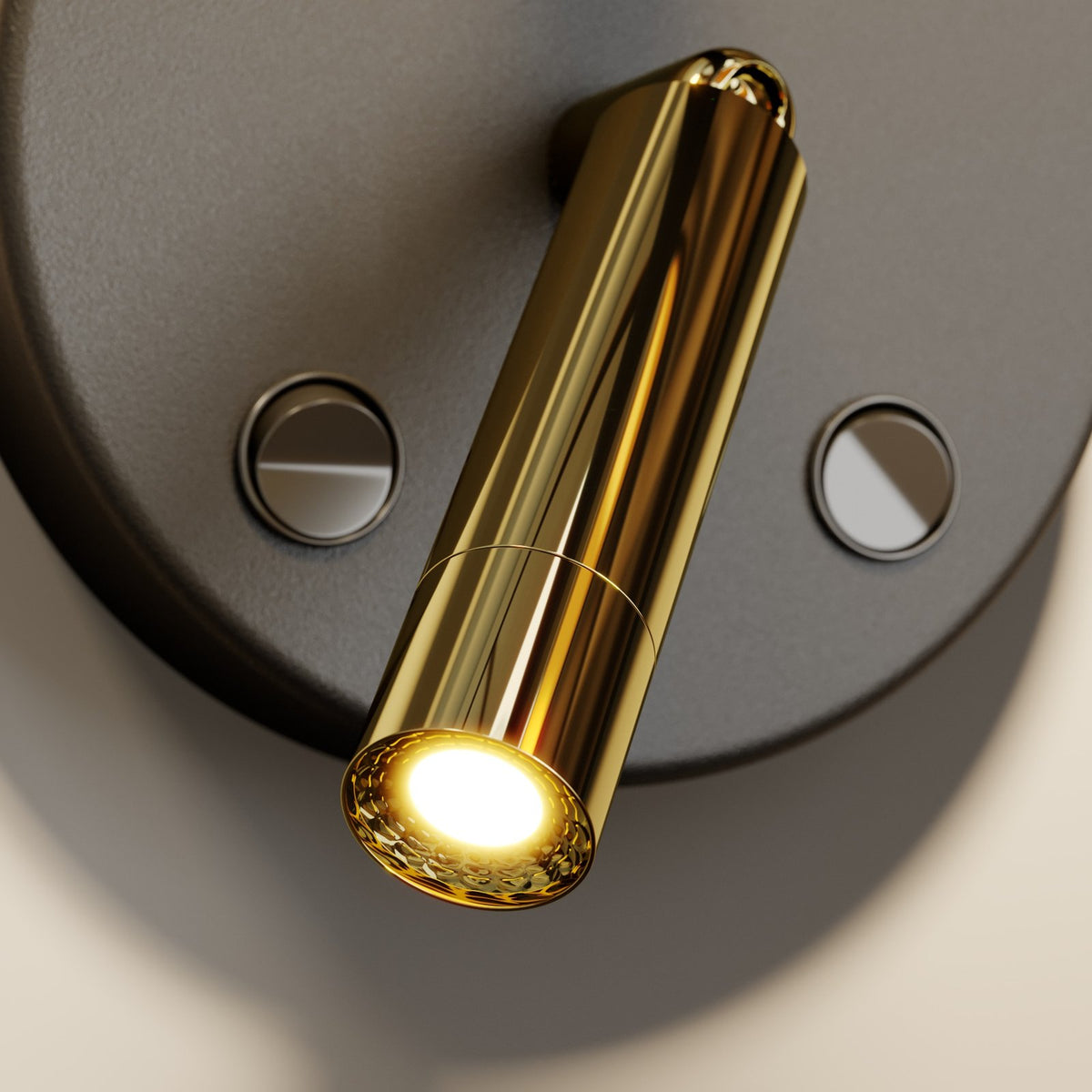 Euluna Wandleuchte Hilton schwarz gold LED-Leselicht Wandleuchte Wandlicht 764 - 5901780525798