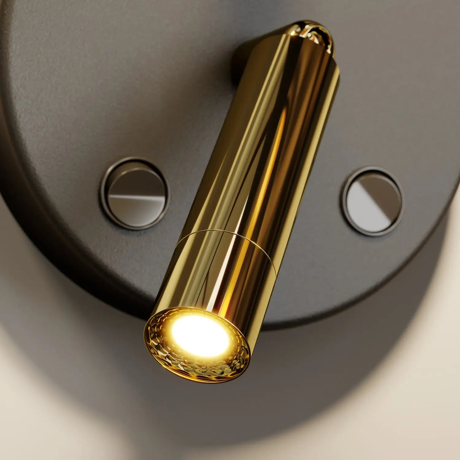 B-Ware Euluna Wandleuchte Hilton Schwarz Gold Led Leselicht Wandleuchte Wandlicht 764 - 5901780525798