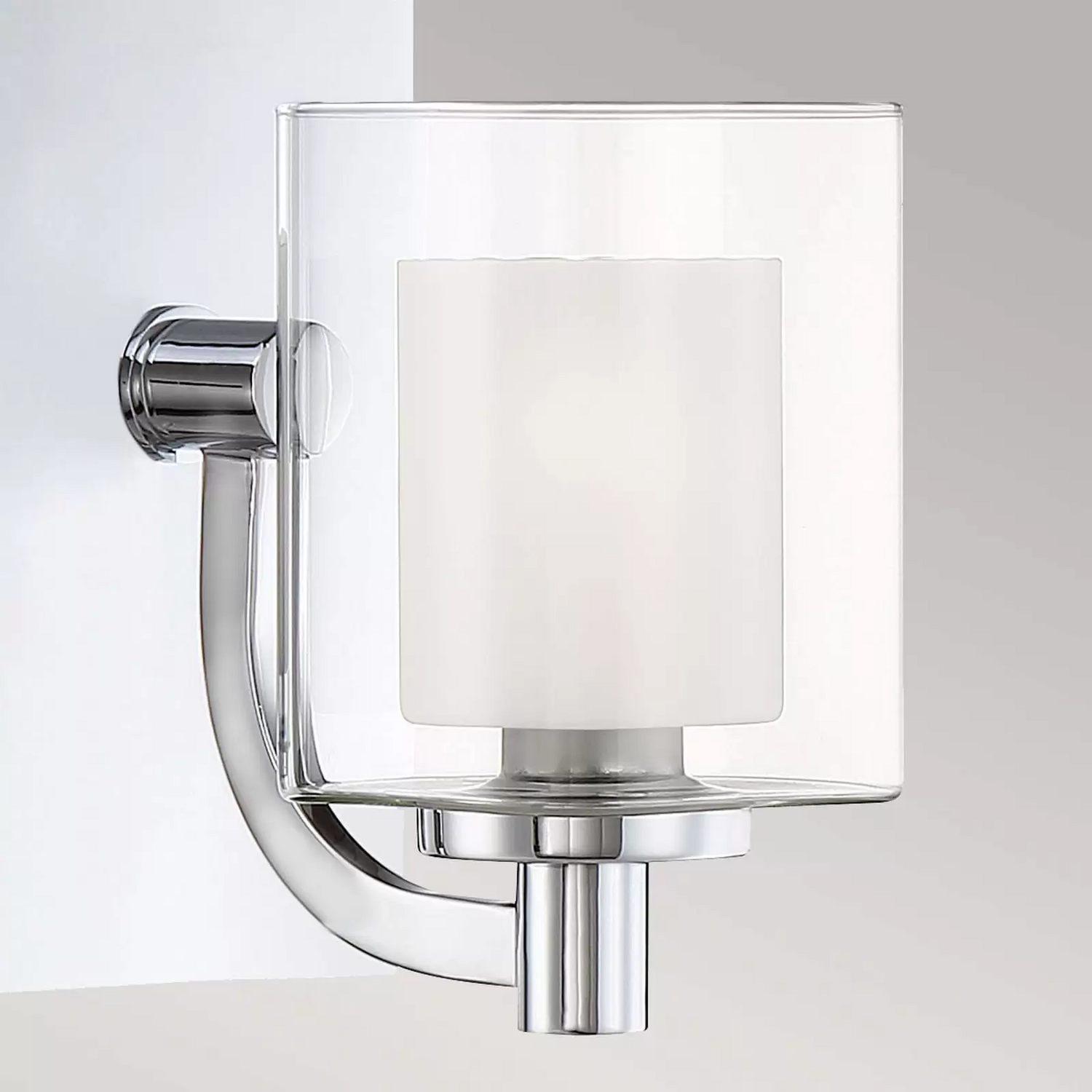B-Ware Quoizel Wandleuchte Kolt Ip44 Doppeltem Glasschirm Einflammig Wandlampe Lampe - 5024005594611