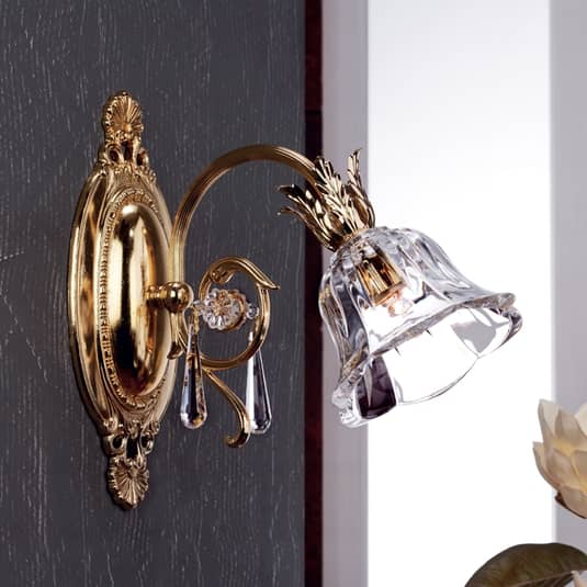 B-Ware Orion Wandleuchte Kaisa Wandlampe Wandlicht Leuchte 24 Karat Vergoldet 1 Flammig - 9003090214808