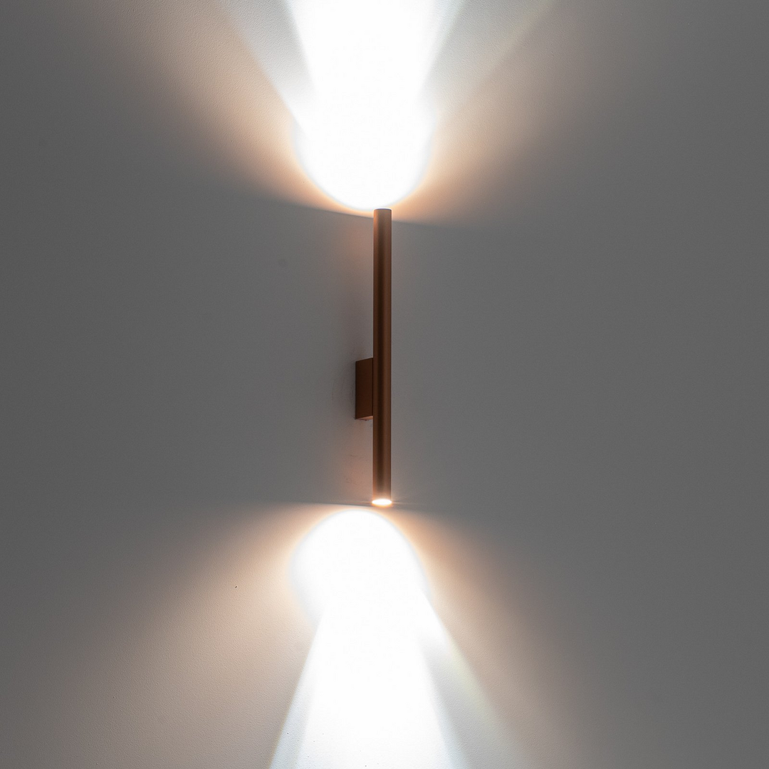 Nowodvorski Lighting Wandleuchte Laser Kupferfarben Metall 40 Cm Hoch G9 Lampe B-Ware - 5903139105644