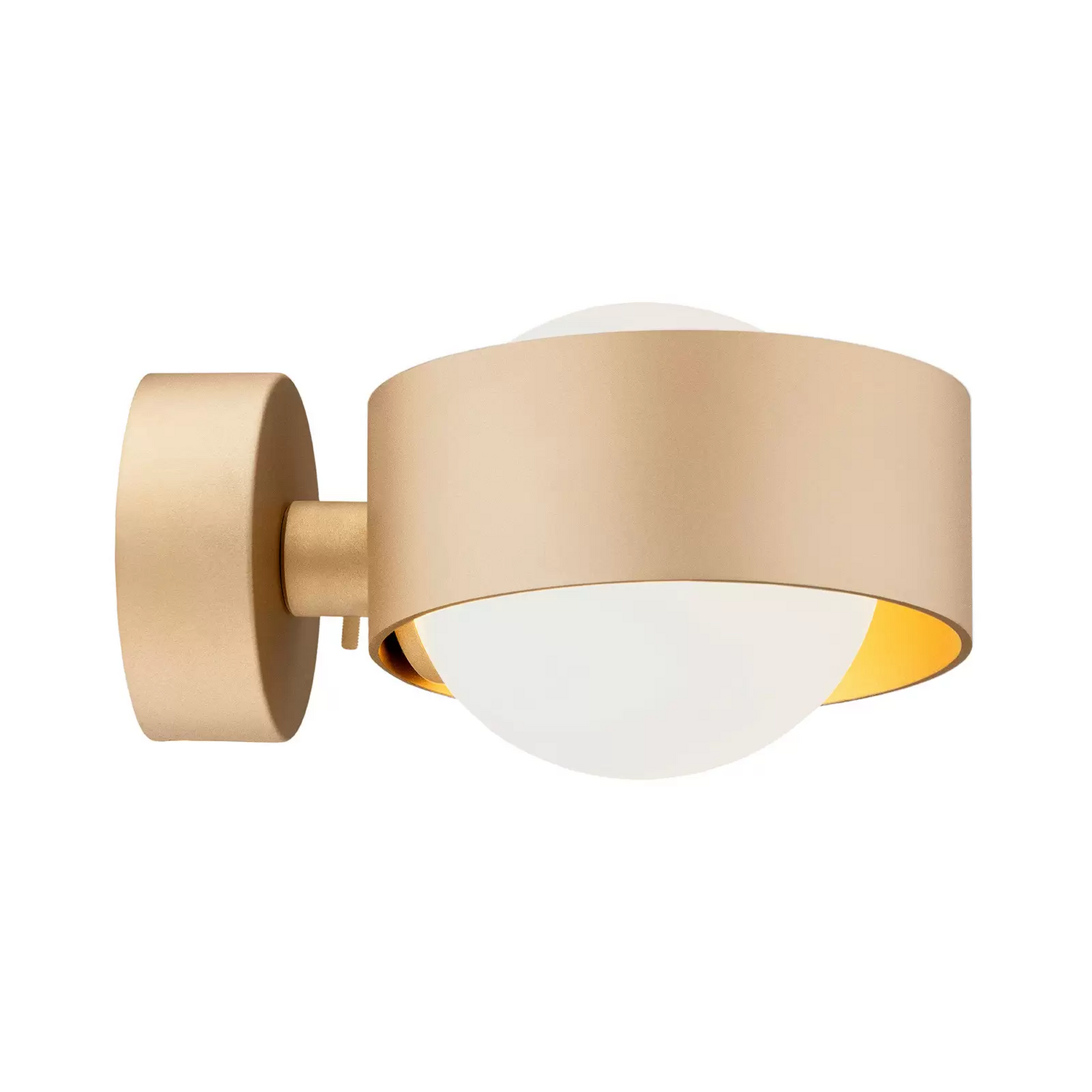 B-Ware Euluna Wandleuchte Mado Opalglas/Messing Einflammig Wandlampe Lampe Leuchte Spot - 5902553230451