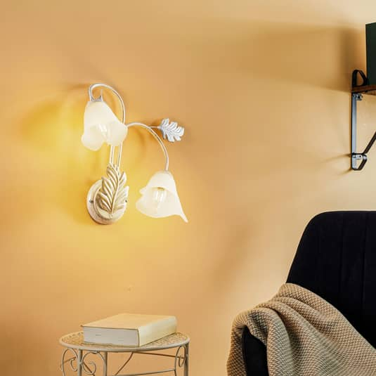 Euluna Wandleuchte Wandlampe Lampe Leuchte Marilena Florentiner Stil 2 Flammig B-Ware - 8030626535831