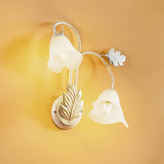 Euluna Wandleuchte Wandlampe Lampe Leuchte Marilena Florentiner Stil 2 Flammig B-Ware - 8030626535831