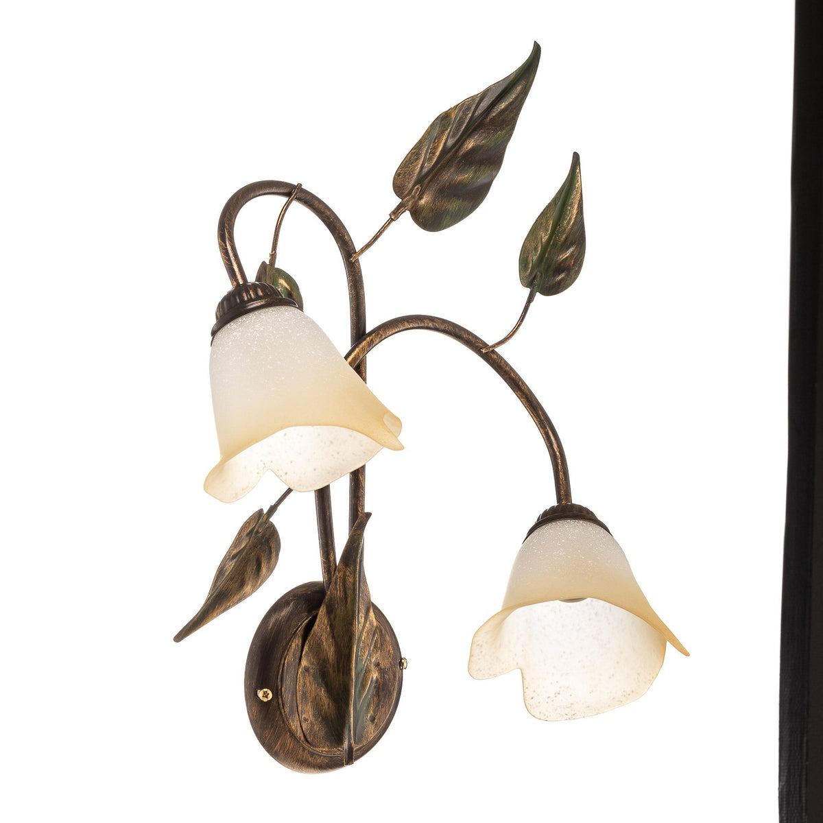 Miranda Wandleuchte Lampe Wandlampe bronze zweiflammig Beleuchtung Wohnraum - 8030626515451