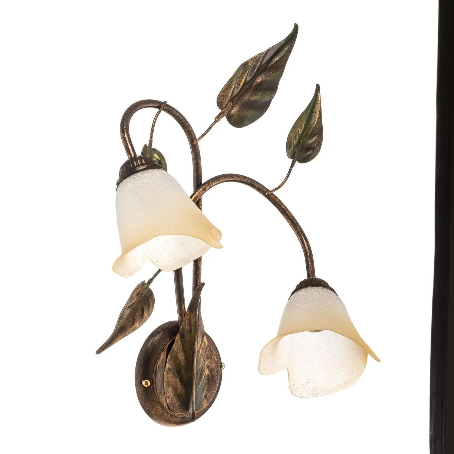 B-Ware Miranda Wandleuchte Lampe Wandlampe Bronze Zweiflammig Beleuchtung Wohnraum - 8030626515451