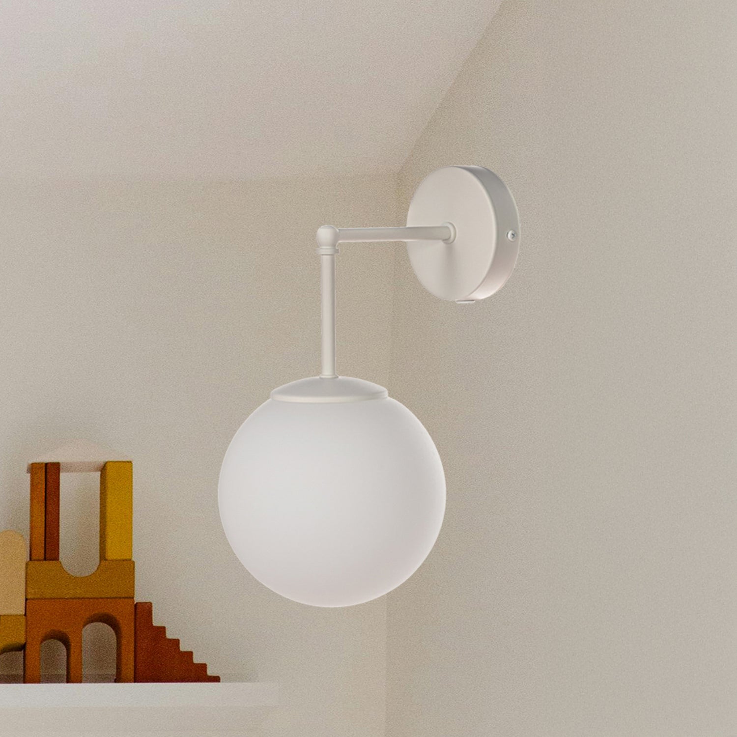 B-Ware Wandleuchte Wandlampe Moon Glas Sand E27 Led 35cm Leuchte Lampe Schalter Stecker - 5902349236438