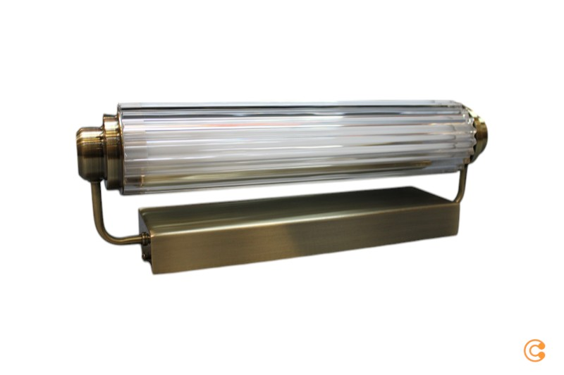 B-Ware Wandleuchte Nimal Double Ip44 Kunststoff Metall Messing Außenwandleuchte Lampe  - 5704924016301