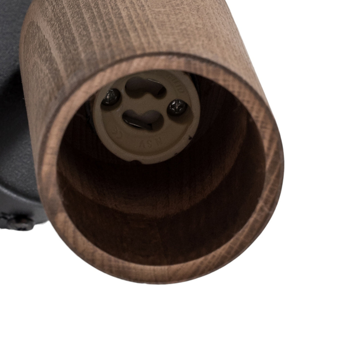 Wandleuchte Nise Wandlampe schwarz Holz Leuchte Lampe Stahl Wohnzimmer GU10 LED - 5907565970494
