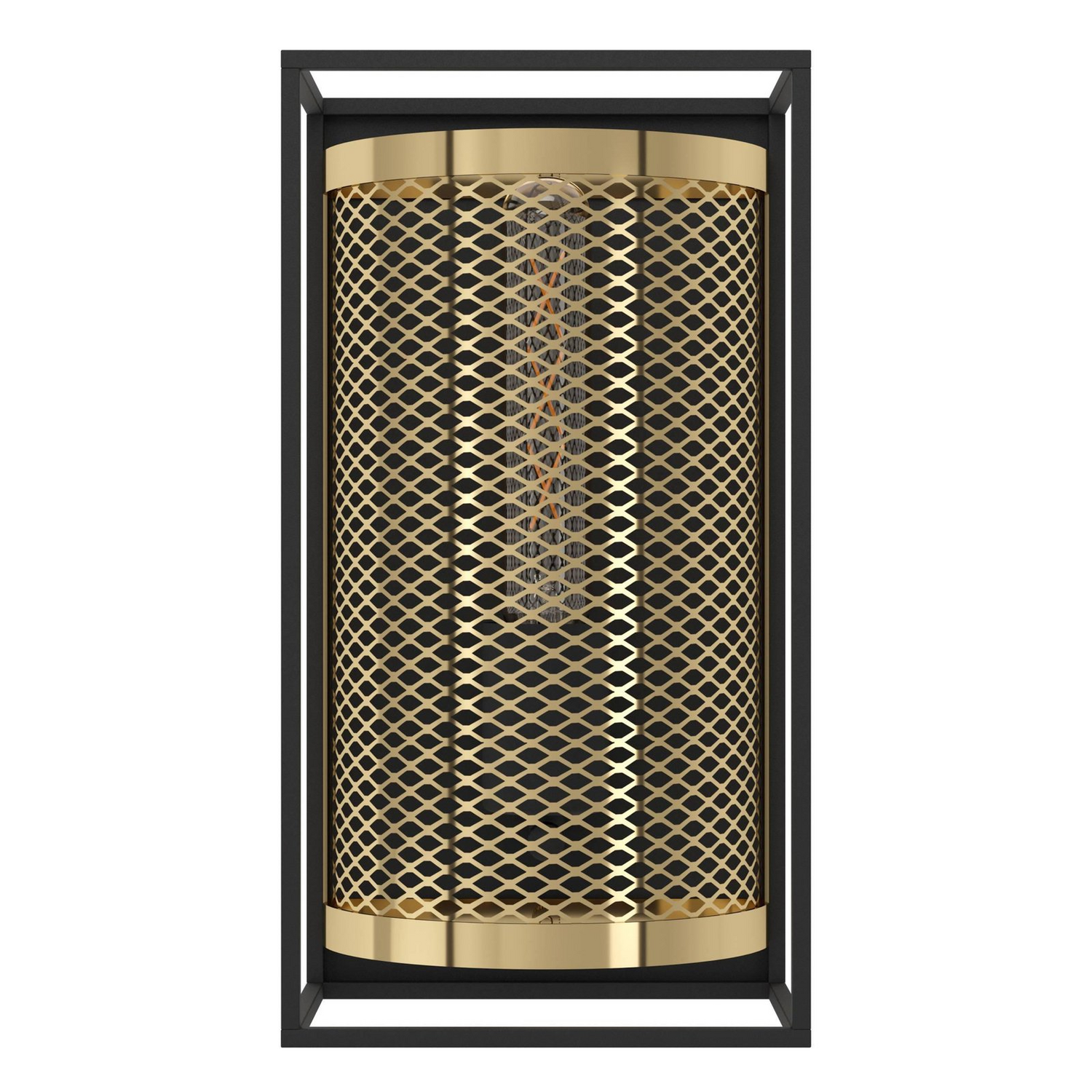 B-Ware Eglo Wandleuchte Nohales Höhe 32 Cm Schwarz Messingfarben Wandlampe Lampe Spot - 9002759437893