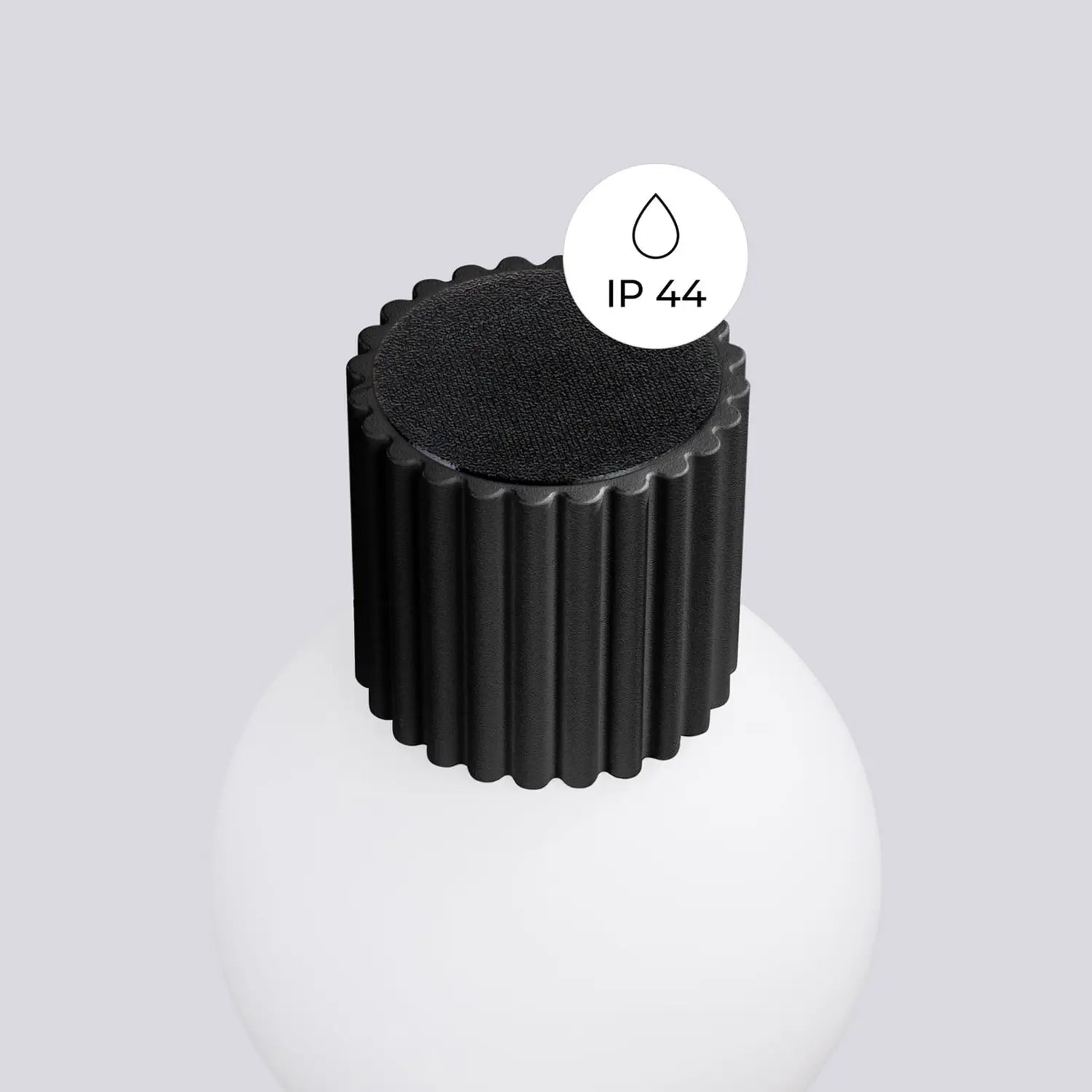 B-Ware Wandleuchte Wandlampe Orbi Schwarz Glas Aluminium Ip44 Badezimmer G9 Led ø 12 Cm - 5907073081163
