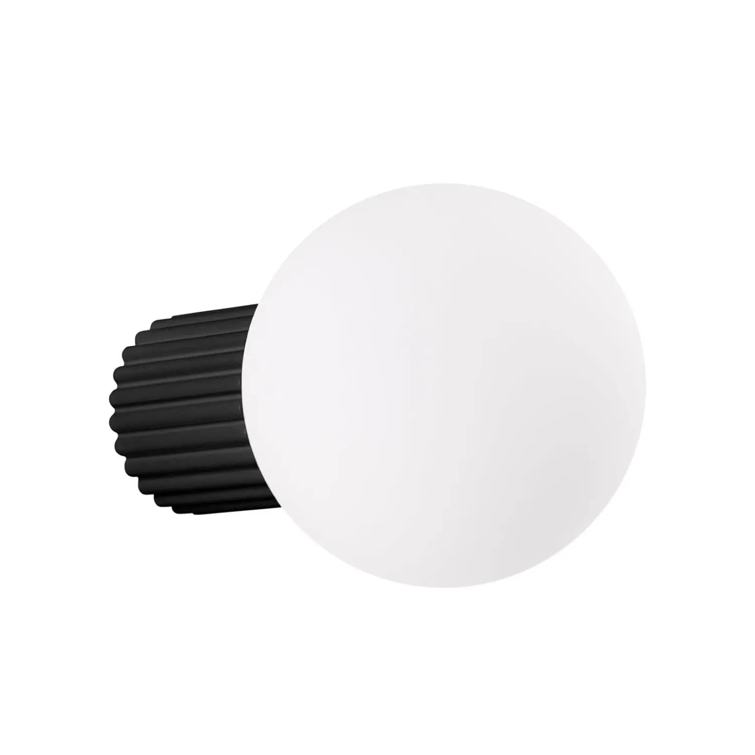 B-Ware Wandleuchte Wandlampe Orbi Schwarz Glas Aluminium Ip44 Badezimmer G9 Led ø 12 Cm - 5907073081163
