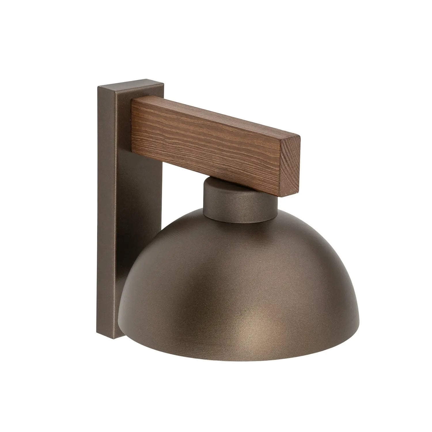 B-Ware Wandleuchte Wandlampe Oslo Metall Braun E27 Schalter 20 Cm Hoch79 - 5901780562793