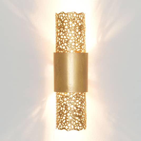Holländer Wandleuchte Palazzo Wandlampe Wandlicht Deko-Flurleuchte Lampe gold - 4250151340487