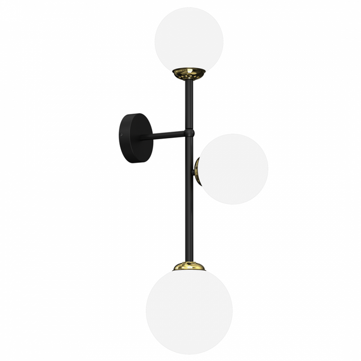 Eko Light Moderne Wandleuchte Pop Wandlampe Wandlicht 3 Glaskugeln 3x E14 Mlp7844 B-Ware - 5902693778448