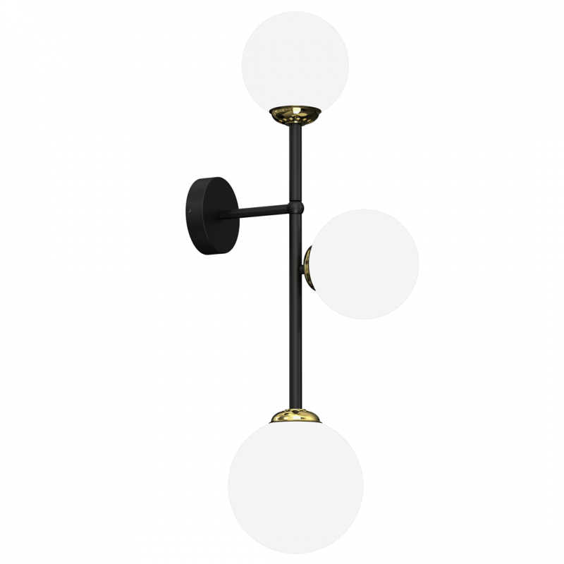 Eko Light Moderne Wandleuchte Pop Wandlampe Wandlicht 3 Glaskugeln 3x E14 Mlp7844 B-Ware - 5902693778448