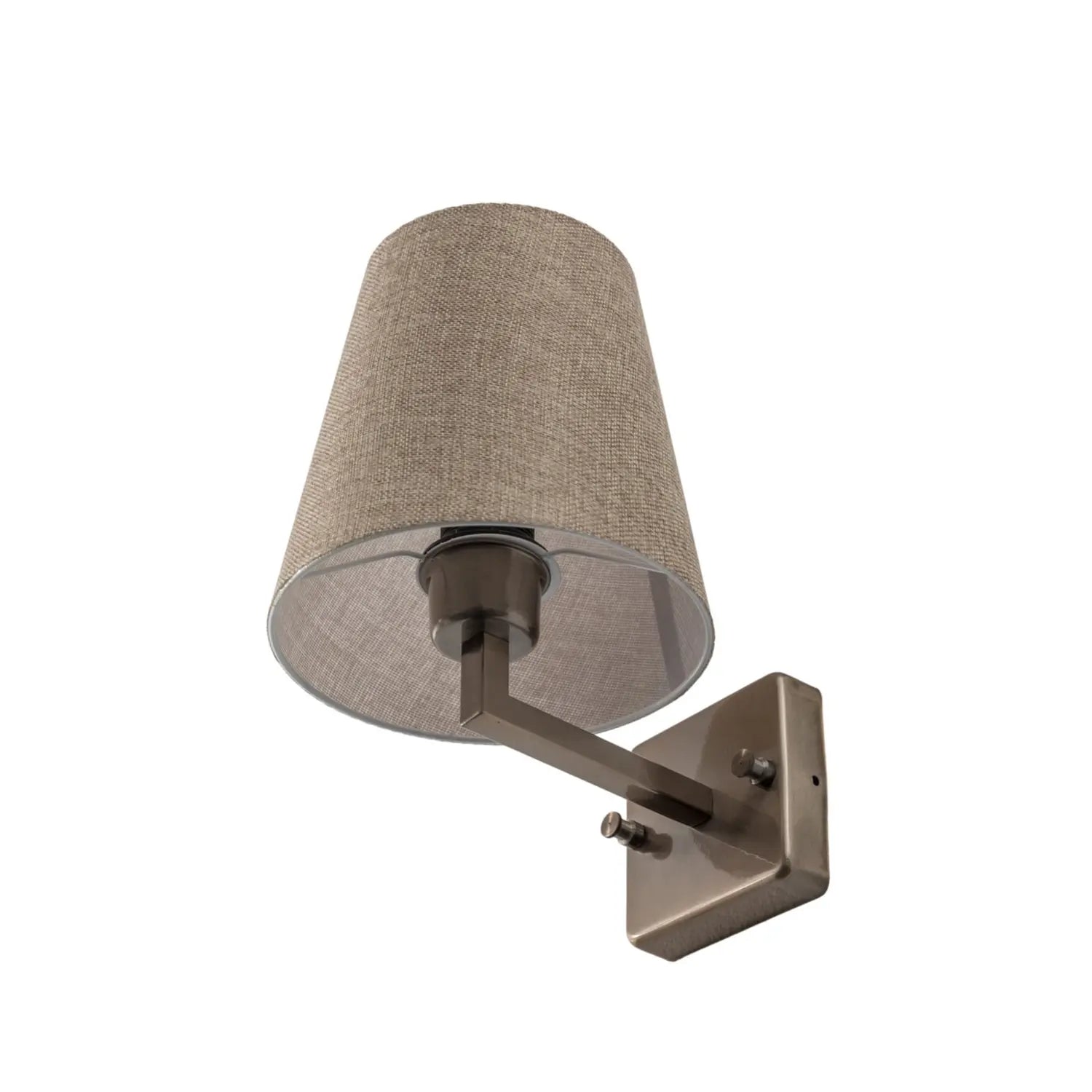 B-Ware Profil Wandleuchte Wandlampe Gold Creme Metall Textil Höhe 30 Cm Wohnzimmer Flur - 8684283481408