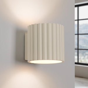 B-Ware Ribla Wandleuchte Wandlampe Leuchte Beige Aluminium G9 10 Cm Made In Europe432