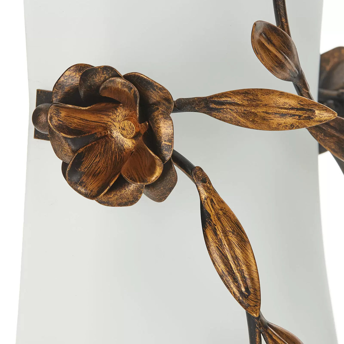 Kögl Wandleuchte Rose mit Glasschirm Wandlampe Lampe Leuchte Spot Licht E27 - 4040766165243