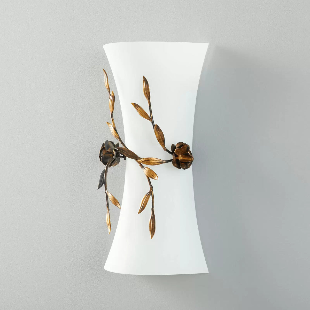 Kögl Wandleuchte Rose mit Glasschirm Wandlampe Lampe Leuchte Spot Licht E27 - 4040766165243