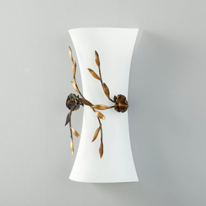 B-Ware Kögl Wandleuchte Rose Mit Glasschirm Wandlampe Lampe Leuchte Spot Licht E27