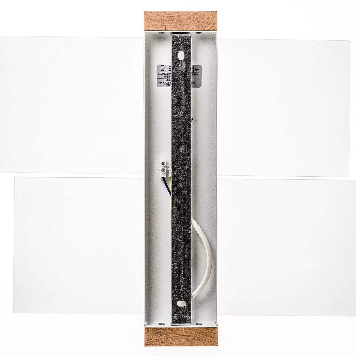 B-Ware Wandleuchte Shifted 1 Glas Helles Holz Wandlampe Lampe Leuchte E27 Siehe Text - 5903282729445