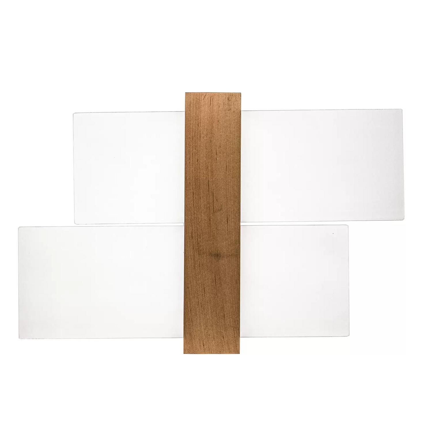 B-Ware Wandleuchte Shifted 1 Glas Helles Holz Wandlampe Lampe Leuchte E27 Siehe Text - 5903282729445