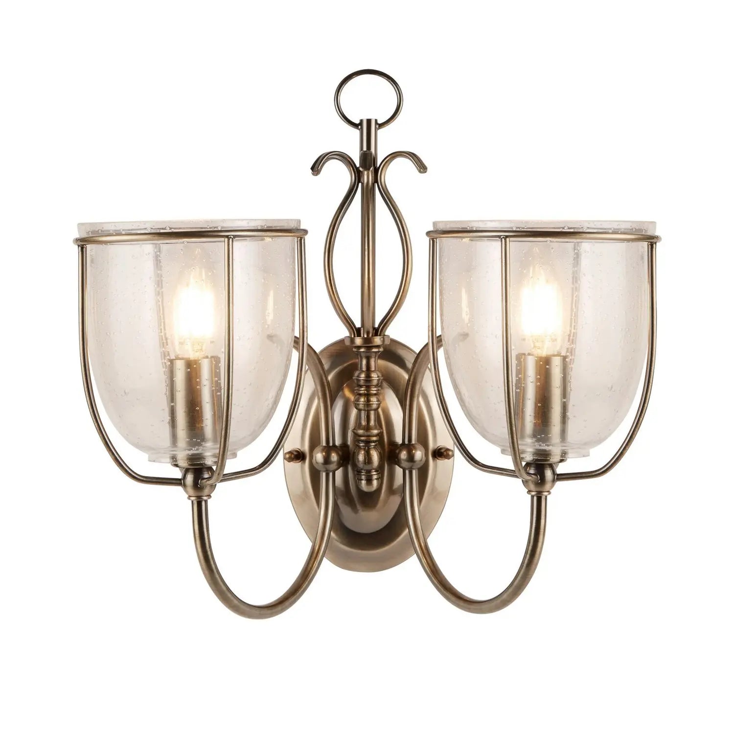 B-Ware Silhouette Wandleuchte Wandlampe 2 Flammig Beleuchtung Wohnzimmer Innenbereich - 5013874207616