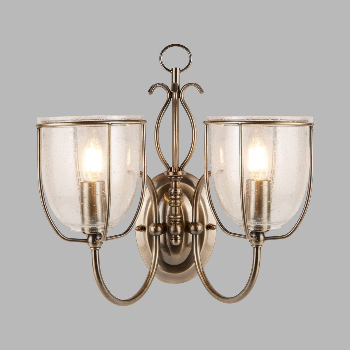Silhouette Wandleuchte Wandlampe 2-flammig Beleuchtung Wohnzimmer Innenbereich - 5013874207616