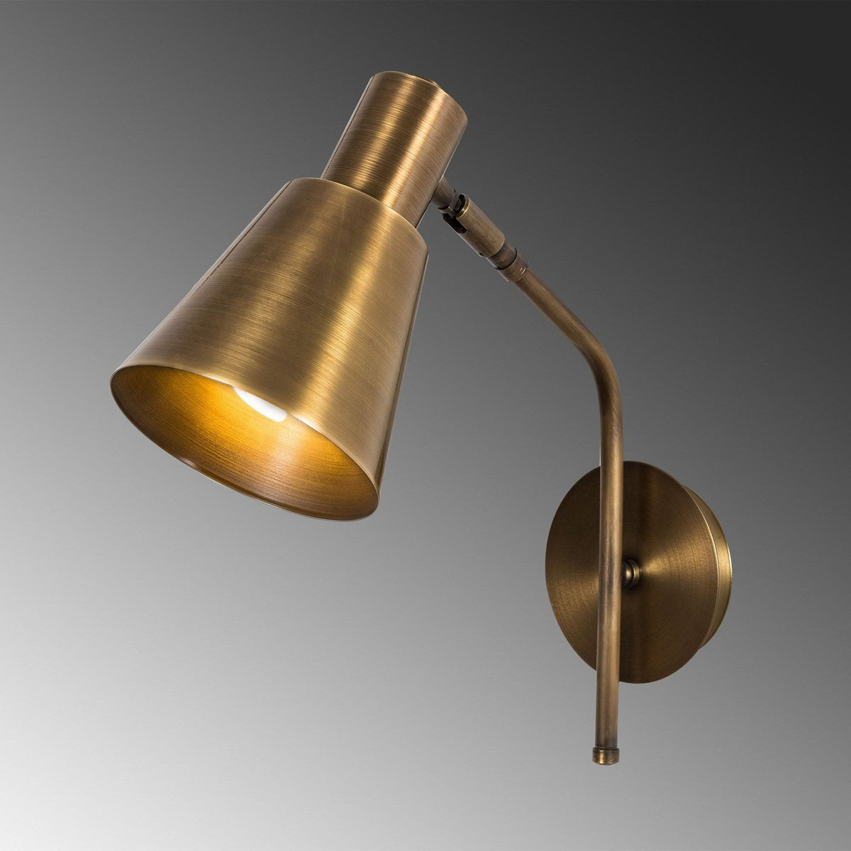 Wandleuchte Sivani MR-663 gold antik Metall Ø 15 cm Wandlampe Lampe Leuchte Spot - 8681875638714