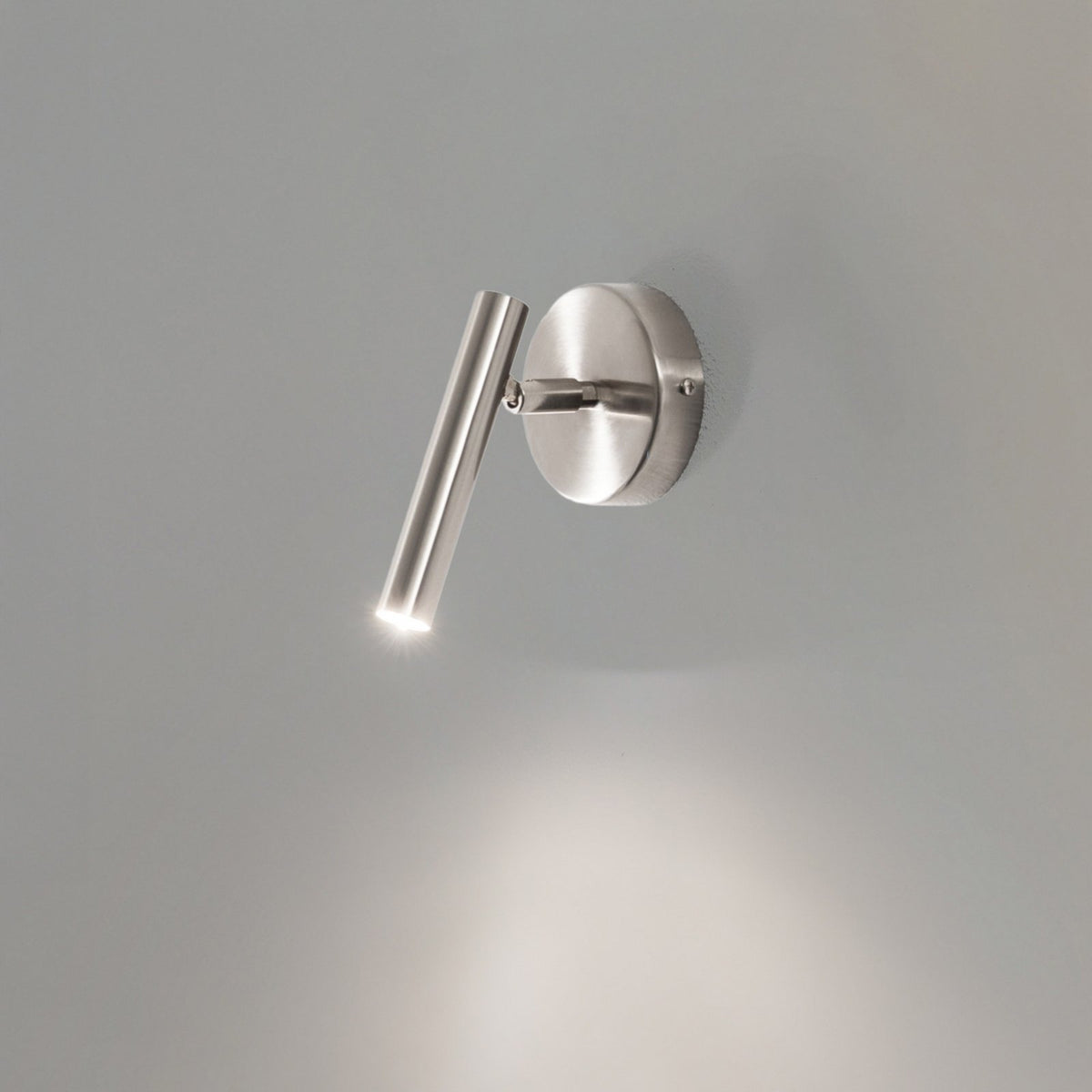 Sopel Wandleuchte Lampe silber 1-flammig Stahl G9 Höhe 15 cm - 5902846811763