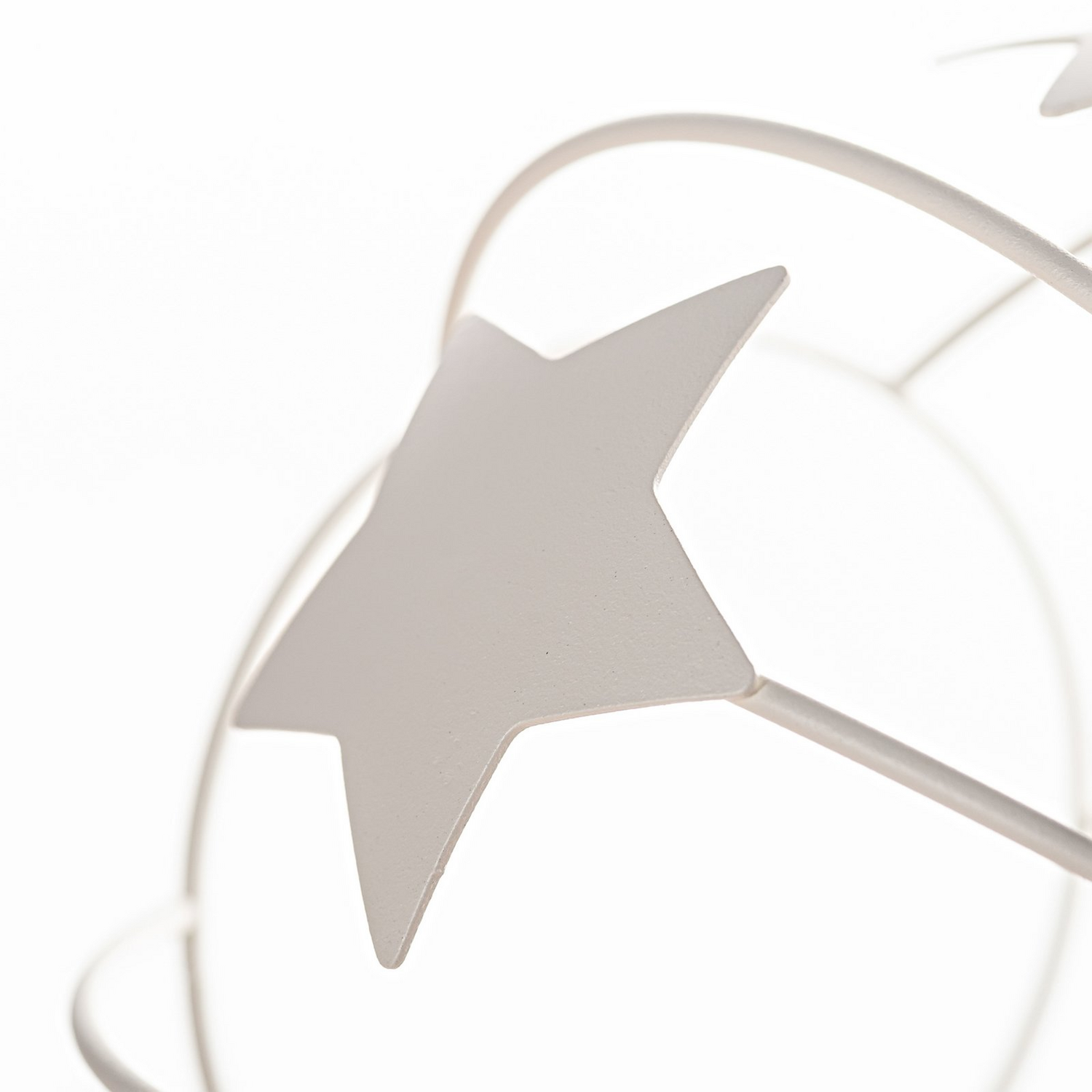 B-Ware Stars Wandleuchte Wandlampe Leuchte Sandfarben Metall ø 21 Cm Stecker - 5902349236407