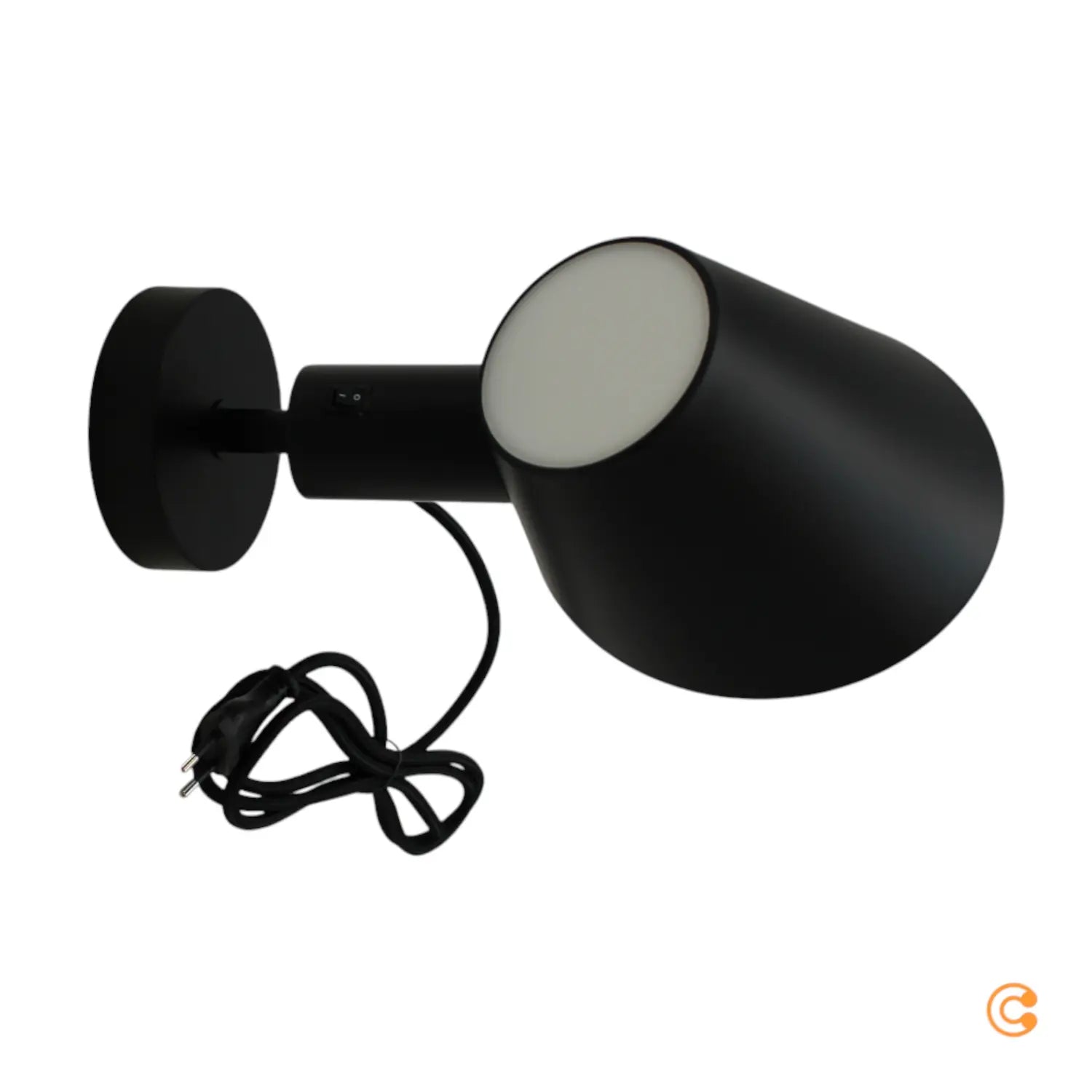 B-Ware Dftp By Nordlux Wandleuchte Lampe Stay Short Stecker Schwarz - 5704924010156