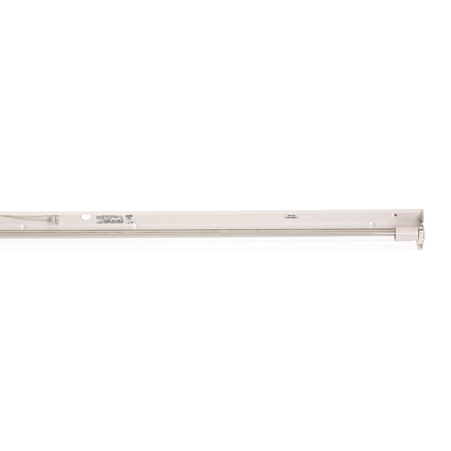 B-Ware Nowodvorski Lighting Wandleuchte Straight L 122 Cm Weiß G13 Wandlampe Lampe S521 - 5903139756693