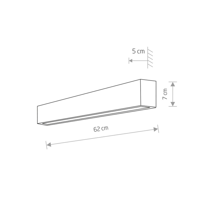 Nowodvorski Lighting Straight S Wandleuchte Wandlampe Leuchte Lampe Wandlicht B-Ware - 5903139756891
